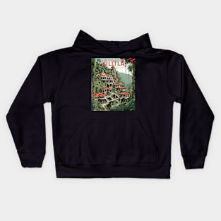 Xilitla San Luis Potosi Mexico Vintage Tourism Travel Kids Hoodie